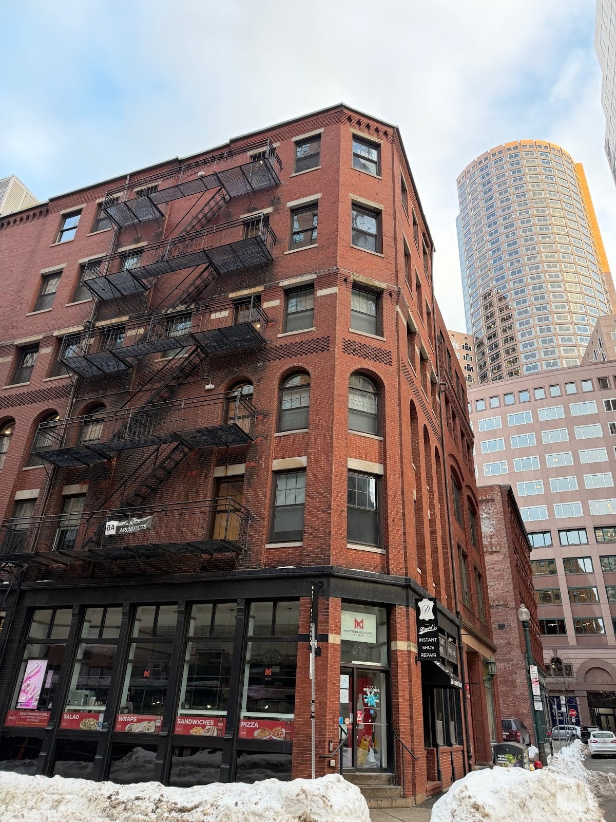 281 Franklin St, Boston - First completed office to residential conversion